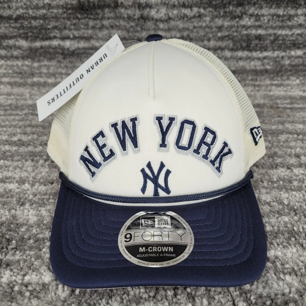 New York Yankees New Era 9FORTY‎ M-Crown Adjustable Trucker Hat Baseball Cap